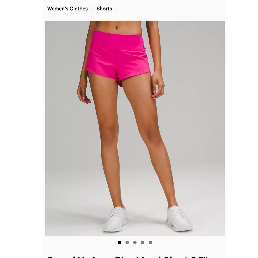 Lululemon Speed Up LR Short - Sonic Pink